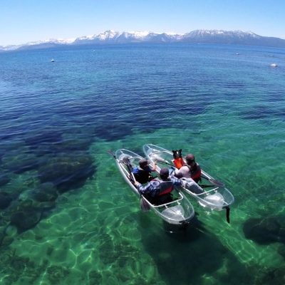 clear kayak lake tahoe dog friendly